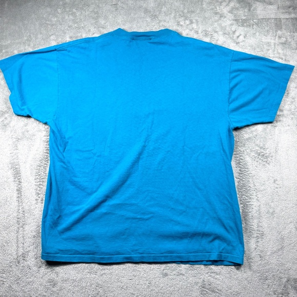 Disney Originals Donald Duck Graphic Tee L XL Blue 90s Vintage Cartoon - Picture 3 of 6